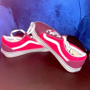 Vans Pink,Maroon and White